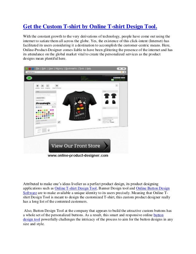 online tshirt design tool