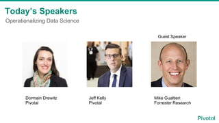 Five Pitfalls when Operationalizing Data Science and a Strategy for ...