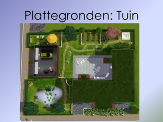 Plattegronden: Tuin
 