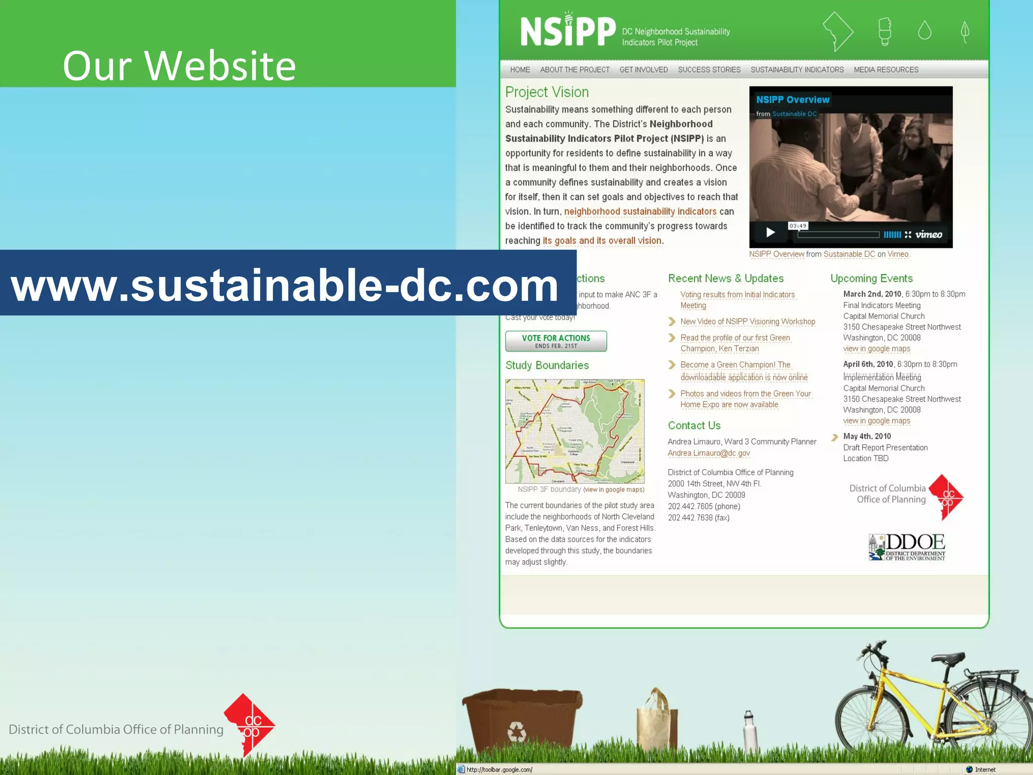 Our Website www.sustainable-dc.com 