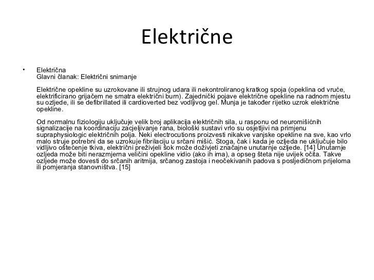 Opekotine