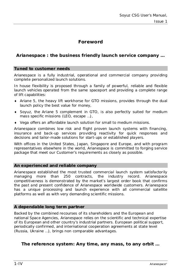 Ariane 5 User Manual Issue 5 Ariane 5 User Manual Issue 5