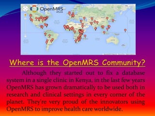 OpenMRS presentation for GCI 2014 new