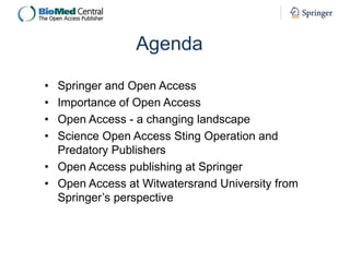 Springer and Open Access

 