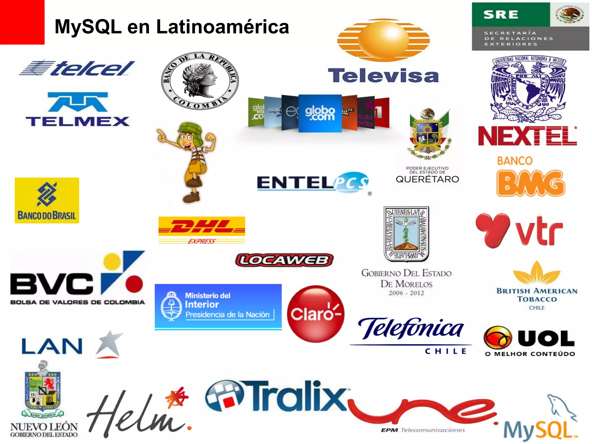 MySQL en Latinoamérica
 