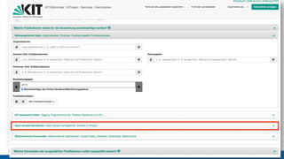 OPEN ACCESS: TEIL DES PUBLIKATIONSMANAGEMENTS
17
§  Beispiel: Karlsruher Institut für Technologie (KIT)
Tobias (2018). https://nbn-resolving.org/urn:nbn:de:0290-opus4-35961
 