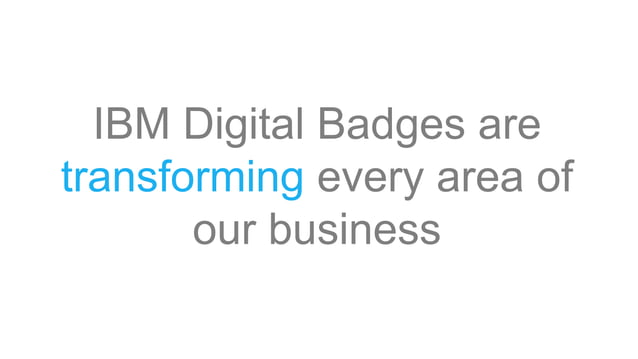 IBM Digital Badge Program: Overview for external audiences | PPTX ...