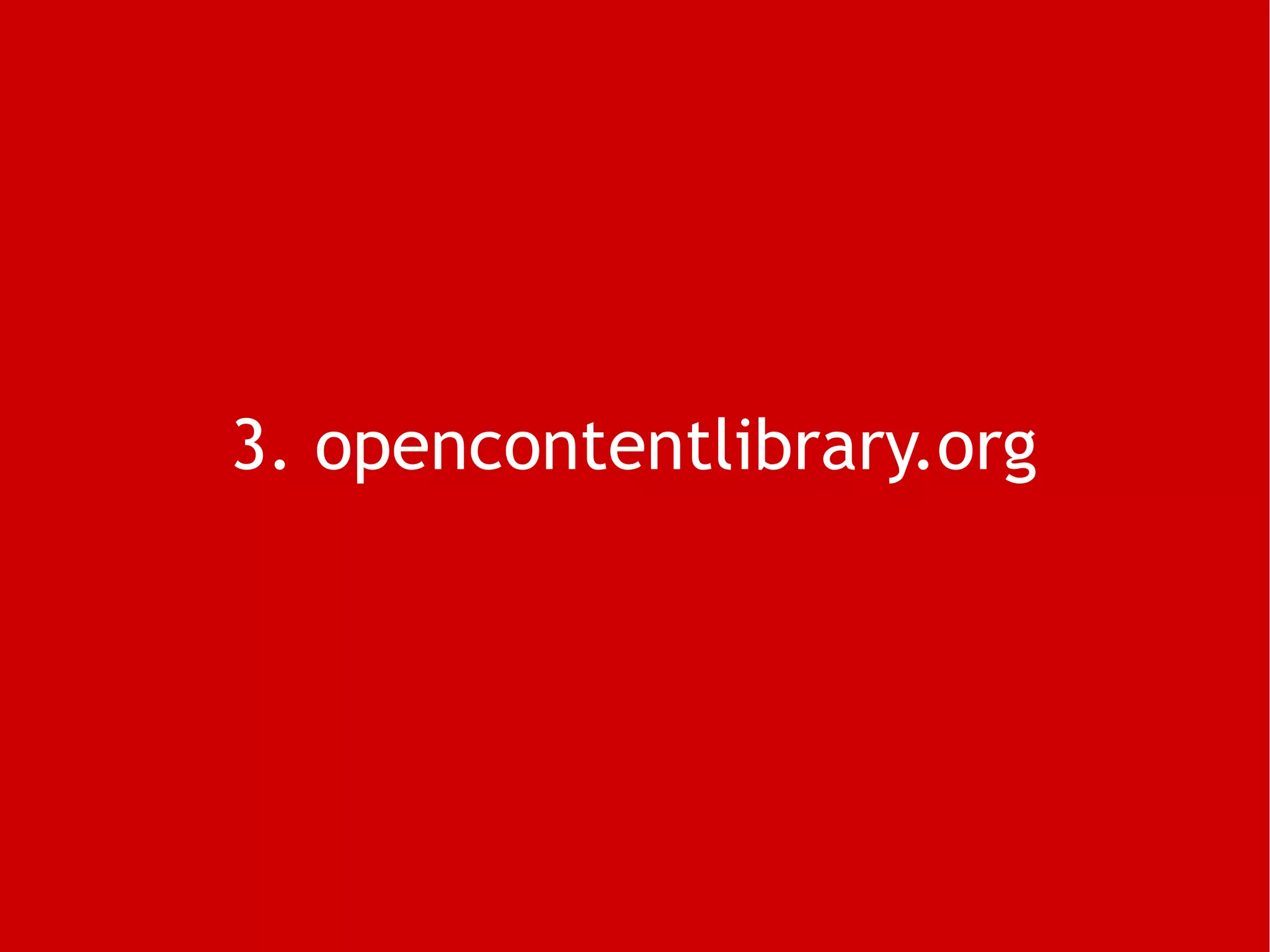 3. opencontentlibrary.org 