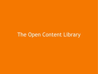 The Open Content Library 