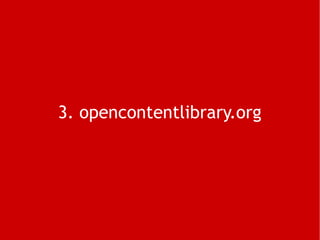 3. opencontentlibrary.org 
