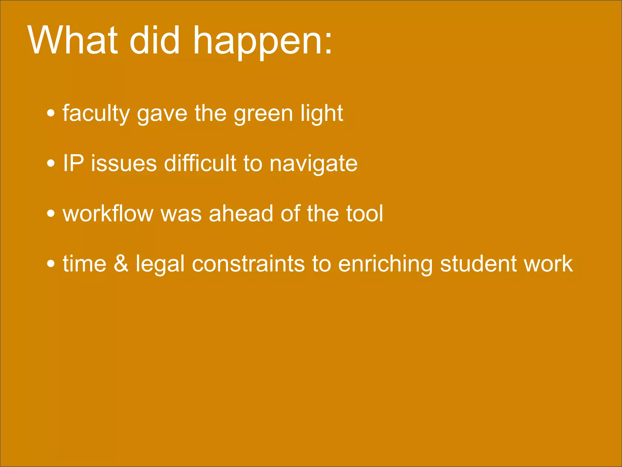 dScribing: Initial Reflections on Student-Centric OCW Publishing