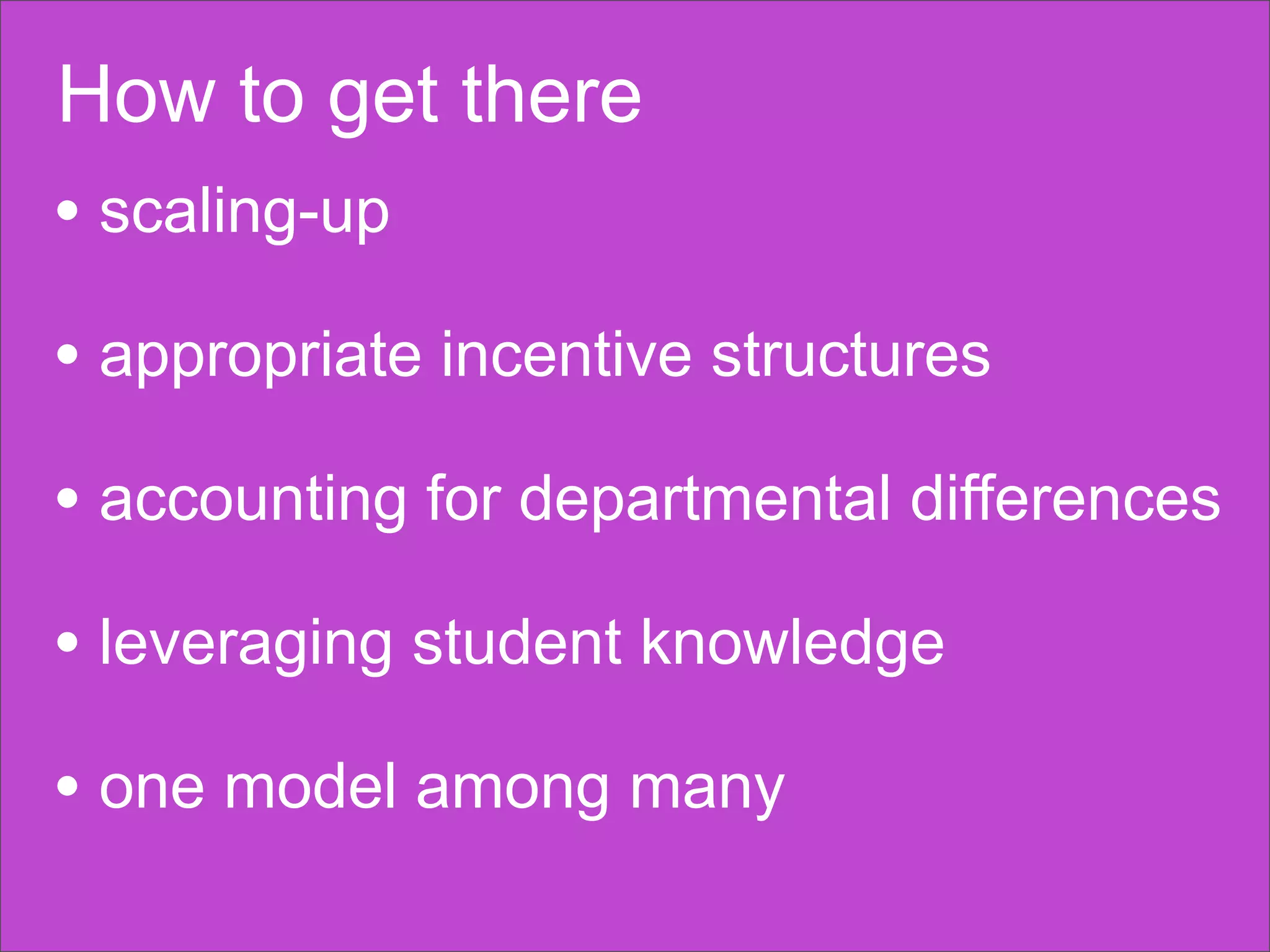 dScribing: Initial Reflections on Student-Centric OCW Publishing