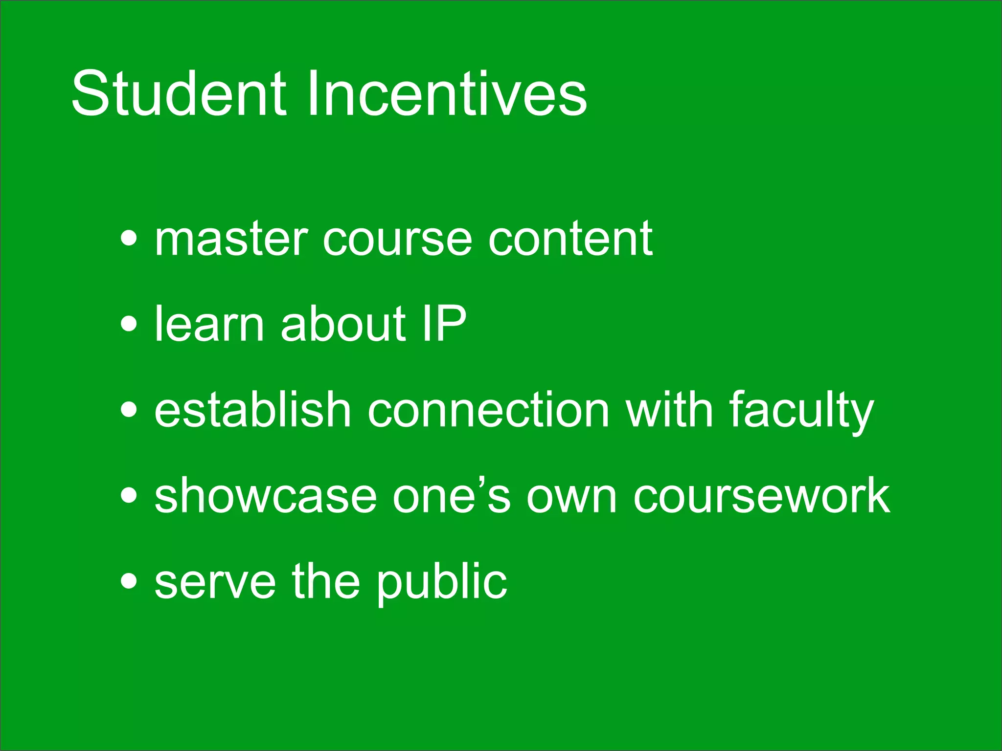 dScribing: Initial Reflections on Student-Centric OCW Publishing