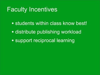 dScribing: Initial Reflections on Student-Centric OCW Publishing