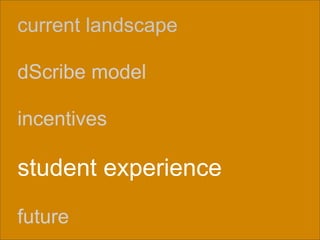 dScribing: Initial Reflections on Student-Centric OCW Publishing