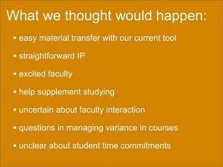dScribing: Initial Reflections on Student-Centric OCW Publishing