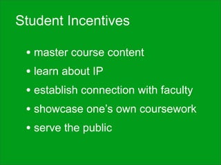 dScribing: Initial Reflections on Student-Centric OCW Publishing