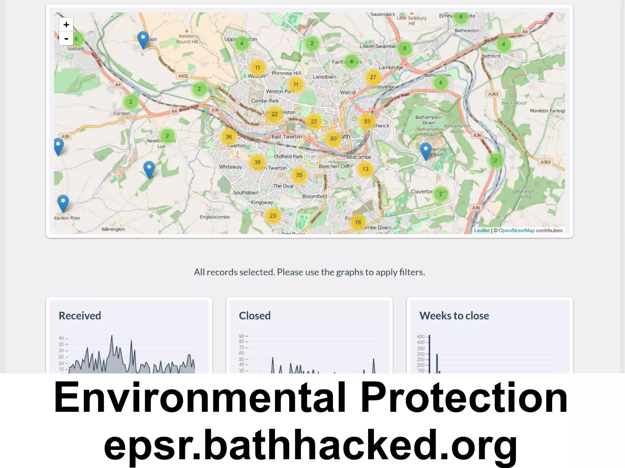 Environmental Protection
epsr.bathhacked.org
 