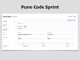 Pune Code Sprint
 