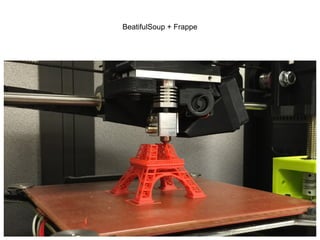 BeatifulSoup + Frappe
 