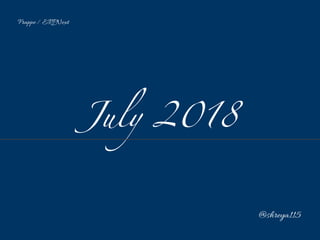 July 2018
@shreya115
Frappe / ERPNext
 