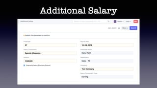 Additional Salary
 