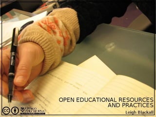 Open Educational Resources and Practices
