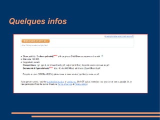 Quelques infos Il est temps de convaincre votre auditoire en lui décrivant les particularités et avantages du nouveau produit présenté. 
