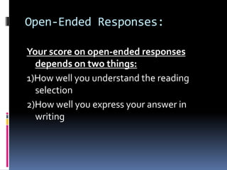 Open Ended Message Open ended-response-ppt-2 | PDF