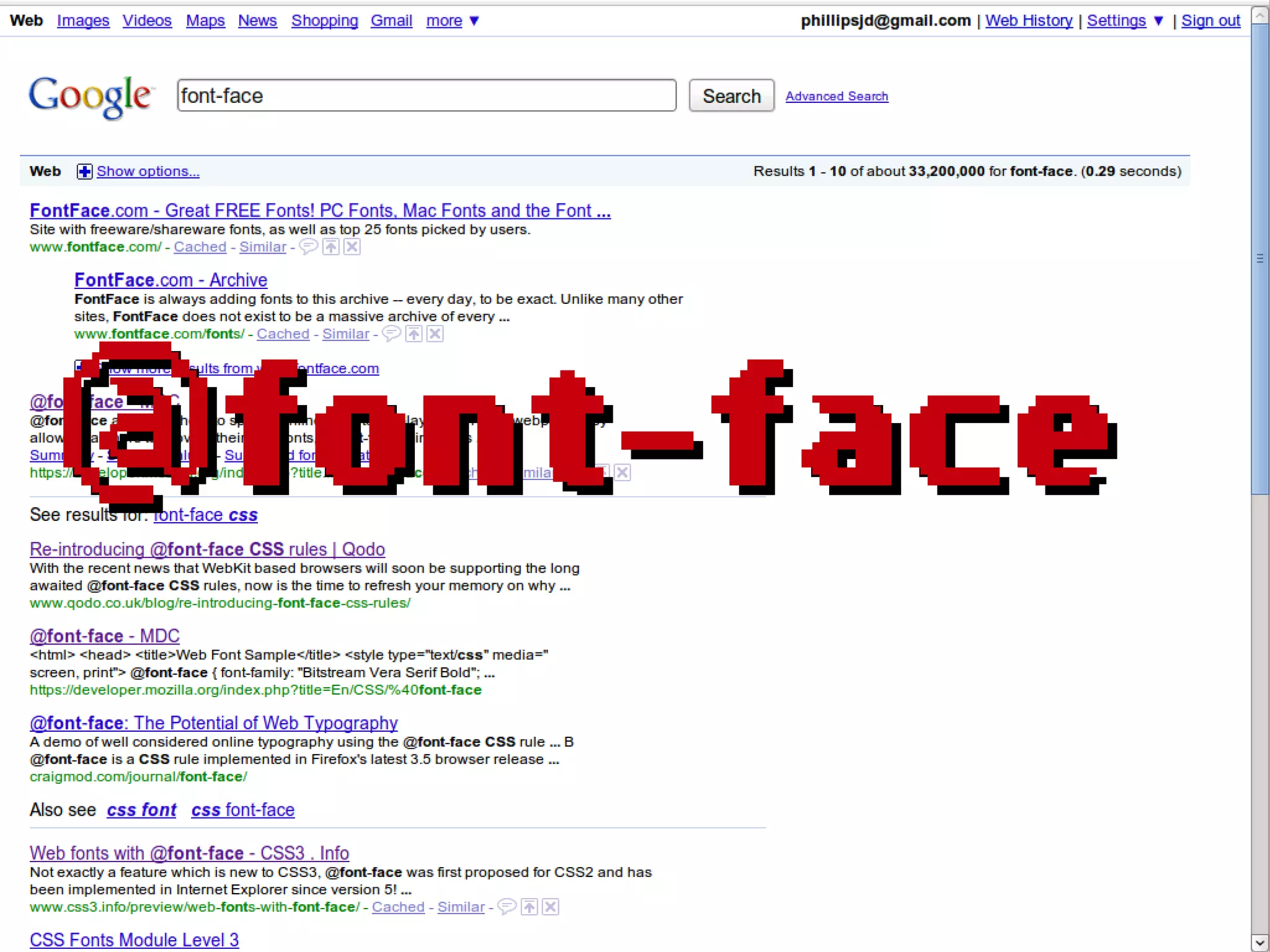 @font-face