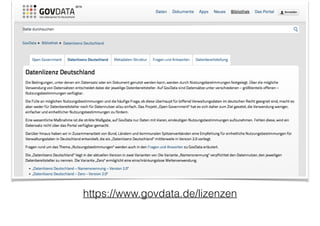 https://www.govdata.de/lizenzen
 