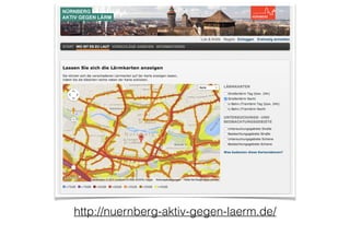 http://nuernberg-aktiv-gegen-laerm.de/
 