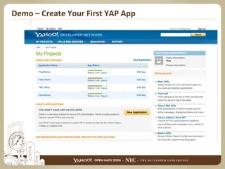 Demo – Create Your First YAP App 