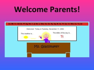 Welcome Parents! 