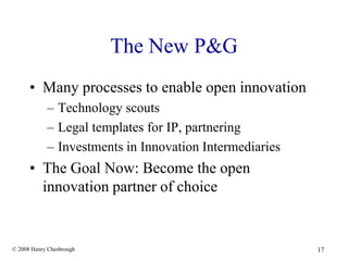 Open Innovation Seminar 2008 - Brazil - Henry Chesbrough