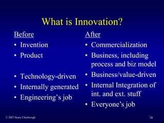 Open Innovation Seminar 2008 - Brazil - Henry Chesbrough