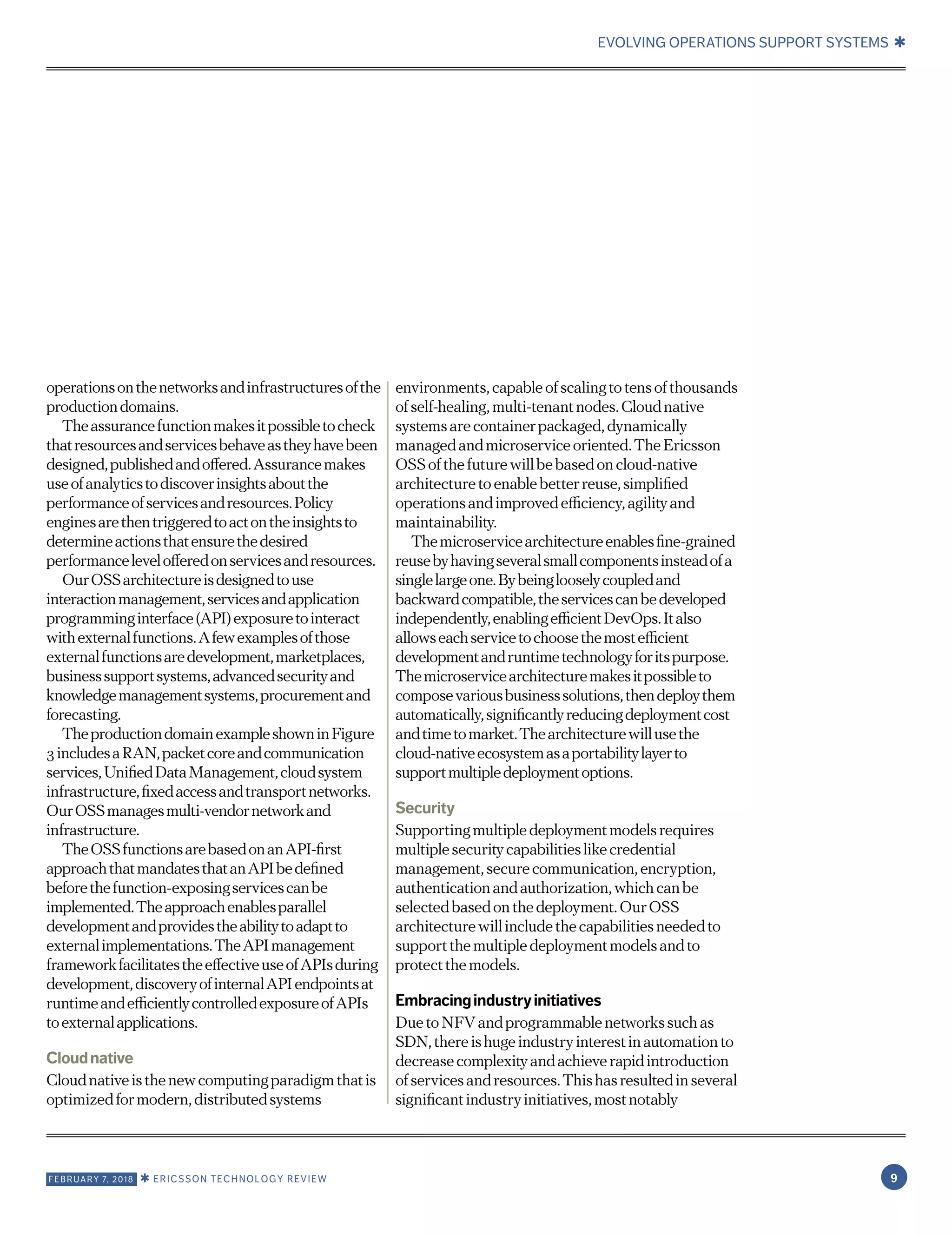 Ericsson Technology Review: Open, intelligent and model-driven ...