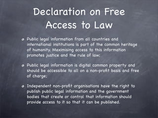 Open Law Project Presentation