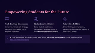 Open Minds World School: Innovative CBSE Education in Shivamogga | PDF