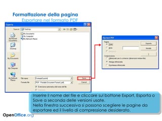 Open Office Writer - Tutorial | PDF
