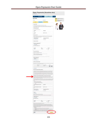 Open Payments User Guide
259
 
