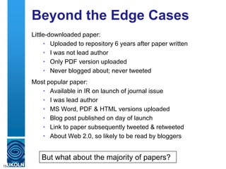 W4A 2012 Paper
     Case study:
        • Paper on “A challenge to web accessibility metrics
          and guidelines: put...