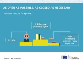 Open Research Data in Horizon 2020