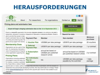 HERAUSFORDERUNGEN

 