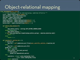 Supporting studio-based design courses with django-courseapp