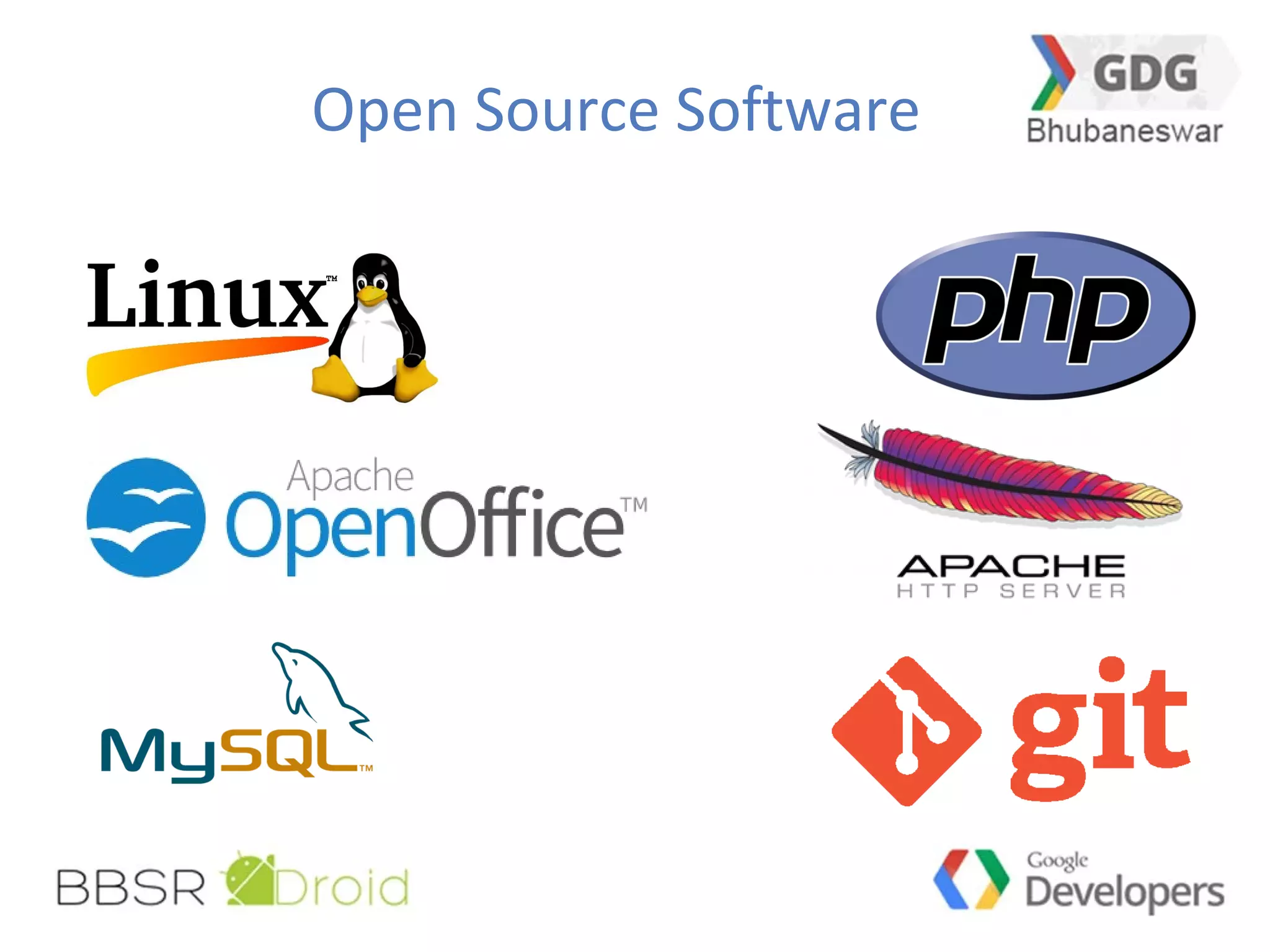 Open Source Software
 