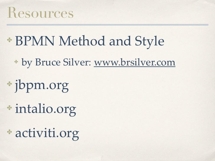 Bruce Silver Bpmn Method And Style Pdf Files