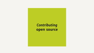 Contributing
open source
 