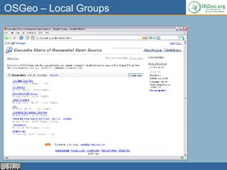 OSGeo – Local Groups 
