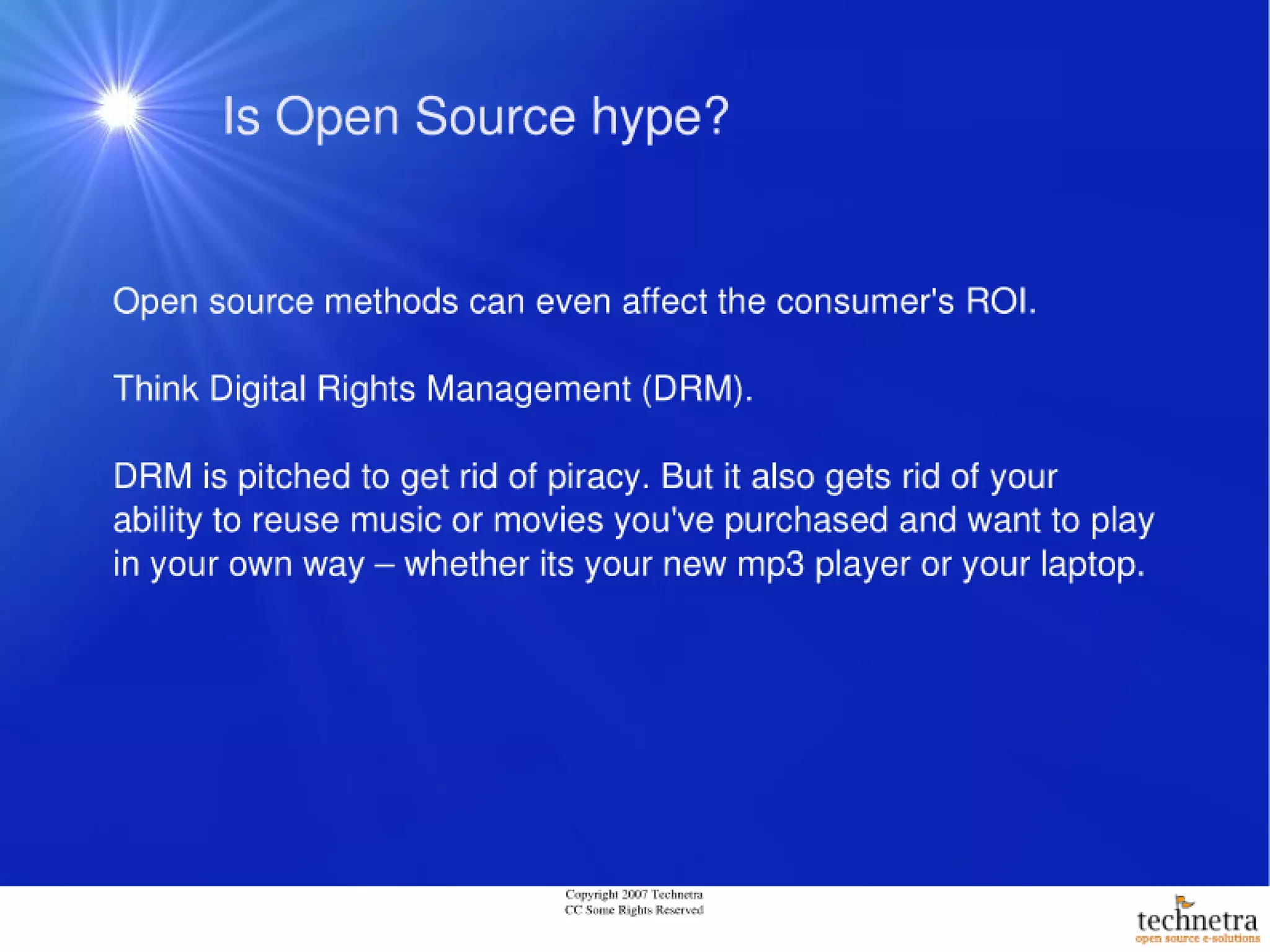 Open Source - Hip not Hype